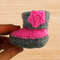 crochet baby bootie pattern