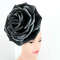 Black Rose Fascinator Magic Flower Hair Clip Wedding Headband Church Hat Halloween dress.jpg