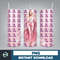 Barbie Tumbler, Barbie Tumbler PNG, Barbie Sublimation Wraps, Digital Download (64).jpg