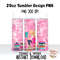Barbie One More Chapter 20oz Skinny Tumbler Sublimation Wrap PNG, Waterslide, UV DTF,  Digital Instant Download