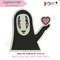 No Face holding heart Kaonashi Halloween Design.png