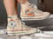 Embroidered Converse High TopsFlower ConverseCustom Converse PetEmbroidered ConverseGarden Of Sunflowers And Daisies And Lizards - 1.jpg