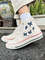 Embroidered ConverseButterfly ConverseEmbroidered Blue ButterfliesConverse High Tops Chuck Taylor 1970sCustom Logo ButterflyGift ForHer - 1.jpg