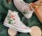 Embroidered ConverseFlower ConverseCustom Converse Orange Flowers,Vines And Red LadybugsEmbroidered Converse High Tops Chuck Taylor 1970s - 6.jpg