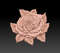 3D STL Model file Panel Rosebud