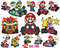 Pack Mario Bros Kart Svg Png, Super Mario Kart Svg.jpg