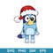 Bluey Christmas Svg, Bluey, Blue, Bluey Svg, Blue Dog, Bluey Dog, Bluey Family, Bluey Christmas, BC10