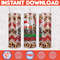 Christmas Tumbler Sublimation Designs, 20oz Skinny Tumbler Wrap, Cartoon Funny Christmas Design Tumbler PNG (5).jpg