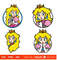 Princess Peach Face Bundle .png