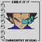 vegeta scouter embroidery design