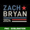 Zach Bryan 2024 Sublimation PNG Download - Show Your Support for Zach Bryans Presidential Campaign