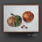pumpkins - autumn vegetables - vegetables - still life - berries - rose hips - watercolor painting - 1.jpg