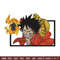 Luffy fire embroidery design, One piece embroidery, Anime design, Embroidery shirt, Embroidery file, Digital download.jpg