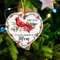 in Loving Memory of Mom Red Cardinal Ornament, Personalized Red Cardinal Christmas Ornament 2023, Custom Cardinal Memorial Ornament - 5.jpg