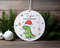 Personalised Baby's First Christmas Decoration Dinosaur Ceramic Ornament Home Decor Christmas Round Ornament - 1.jpg