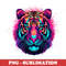 Tiger Sublimation Design - Majestic Beauty Unleashed - High-Resolution PNG Digital File