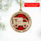 Postal Worker Wooden Ornament, Personalized Postal Ornament, Mail Carrier Gift, Mail lady Custom Ornament - 2.jpg