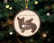 Custom Dog Shape Memorial Ornament, Pet Memorial Ornament, Dog Loss Ornament, 2 Layer Ornament, Forever Loved, Pet Loss Ornament, Dog Mom - 1.jpg