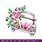 Car flower embroidery design, Car flower embroidery, logo design, embroidery file, logo shirt, Digital download..jpg