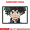 Izuku frame embroidery design, Mha embroidery, Anime design, Embroidery shirt, Embroidery file, Digital download.jpg