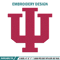 Indiana Hoosiers embroidery design, Indiana Hoosiers embroidery, logo Sport, Sport embroidery, NCAA embroidery..jpg