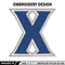 Xavier Musketeers embroidery design, Xavier Musketeers embroidery, logo Sport, Sport embroidery, NCAA embroidery..jpg