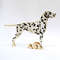 Dalmatian, dog statuette