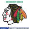 Chicago Blackhawks logo Embroidery,NHL Embroidery, Sport embroidery, Logo Embroidery, NHL Embroidery design.jpg