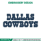 Dallas Cowboys logo Embroidery, NFL Embroidery, Sport embroidery, Logo Embroidery, NFL Embroidery design.jpg