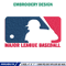 Major League Baseball logo Embroidery, MLB Embroidery, Sport embroidery, Logo Embroidery, MLB Embroidery design..jpg