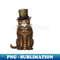 BU-20231028-11582_Vintage Steampunk Cat in Top Hat Design 7473.jpg