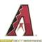 Arizona Diamondbacks Embroidery Design, Logo Embroidery, MLB Embroidery, Embroidery File, Logo shirt, Digital download..jpg