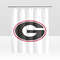 Georgia Bulldogs Shower Curtain.png