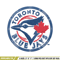 Toronto Blue Jays logo Embroidery, MLB Embroidery, Sport embroidery, Logo Embroidery, MLB Embroidery design..jpg