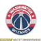 Washington Wizards logo Embroidery, NBA Embroidery, Sport embroidery, Logo Embroidery, NBA Embroidery design.jpg