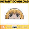 Anime Peeking Premium Graphic Design, Cute , Cool, Anime PNG, Print on Demand, Stickers, Anime Peeker (6).jpg