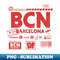 KU-20231104-30290_Vintage Barcelona BCN Airport Code Travel Day Retro Travel Tag 2977.jpg