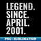 ZP-20231109-15147_Legend since April 2001 Birthday Shirt Happy Birthday Shirts 9164.jpg