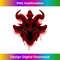 ZH-20231115-3339_Satanic Baphomet Goat Head with Pentagram and Paint Drips.jpg