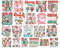 Retro Christmas png Bundle, pink Christmas png.png