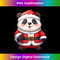WM-20231115-1125_Dancing Panda Santa Claus Cute Christmas Squad Animal Lover Tank Top.jpg