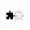 Black And White Puzzle Pieces SVG, Symbol for Autism Awareness, Puzzle Svg, Puzzle Pieces Svg, Digital Download, Svg, Png, Jpeg, Pdf, Ai.jpg