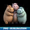 AB-20231116-13898_Three Cartoon Hippo Hugging 3539.jpg