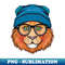 GF-20231118-24434_Orange Lion Wearing Glasses and a blue Hat 1946.jpg