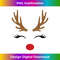 JA-20231120-1018_Cute Lady Reindeer Face with Eyelashes & Antlers - Novelty 1712.jpg