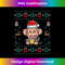 CA-20231121-4989_Monkey Santa Hat Xmas Lights Monkey Lover Christmas Ugly Tank Top 4148.jpg