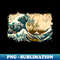 PK-20231122-38565_The Great Wave Off Kanagawa Abstract Ukiyo-e Hokusai Japanese Manga Art 9926.jpg