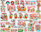 Bluey Christmas Png Bundle, Bluey Family Christmas Png