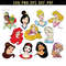 Templ Sv inspis Princess Heads Svg, Disney Princesses Faces Svg, Dxf, Eps & Png Cutfile.jpg