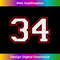 AG-20231123-7272_Red Number 34 Sports Player Jersey Fun Game Winner #34 Lucky 1586.jpg